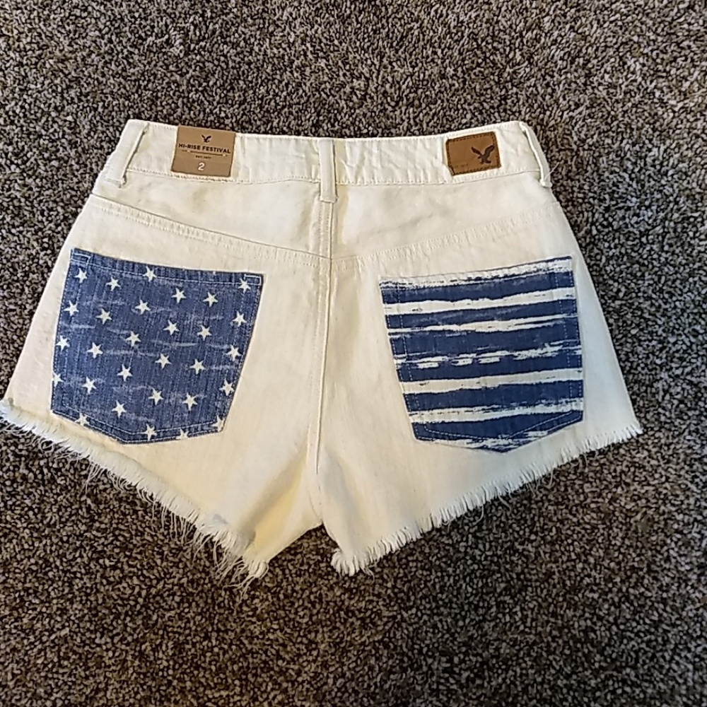 AE American Eagle Hi-Rise Festival Shorts Size 2